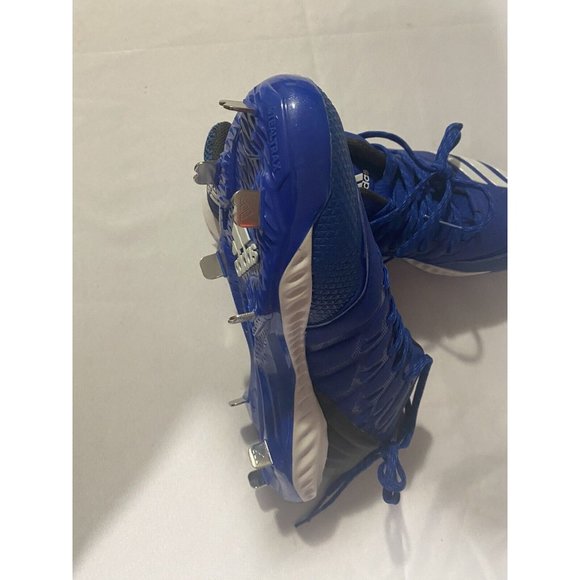 New Women’s Size 9 Blue Adidas Icon Bounce Metal Softball Cleats CG5187 - Picture 9 of 9